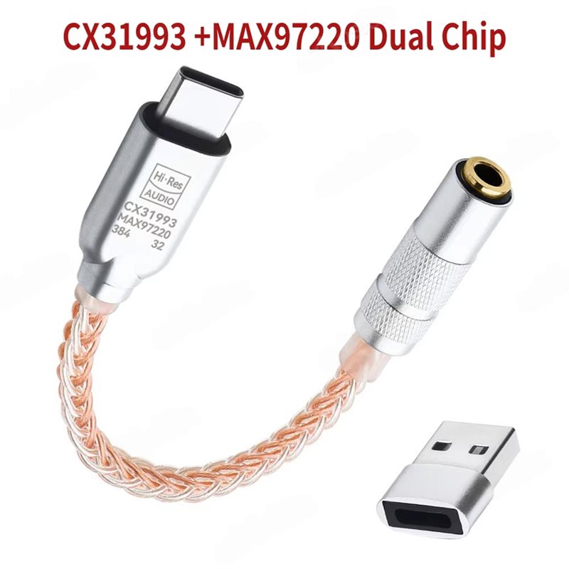 Dac With Headphone Amp Balanced - NEW HOT In Stock-CX31993 MAX97220 Adapter