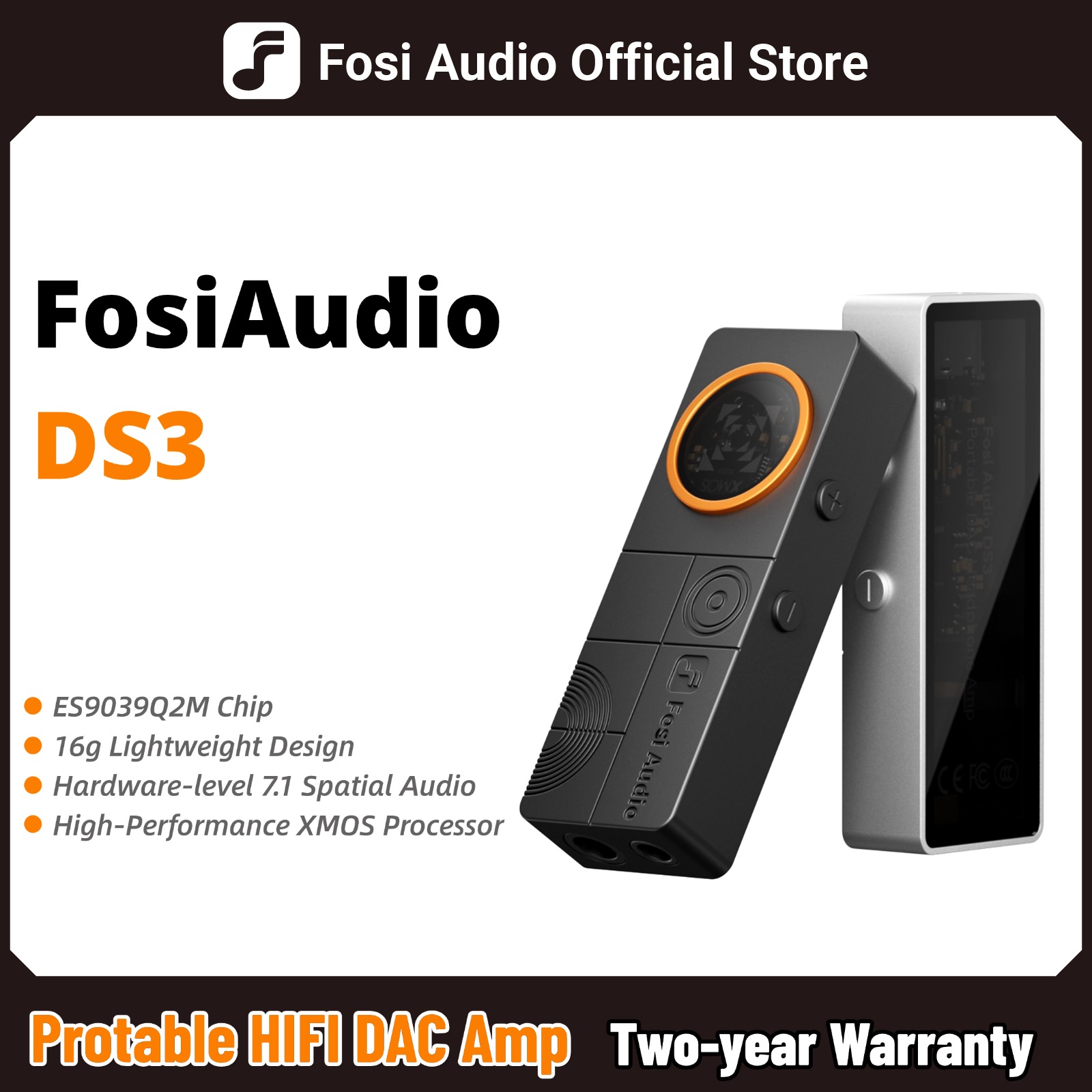 Dual Ess9038 Dac - Fosi Audio DS3 DAC Amp Portable