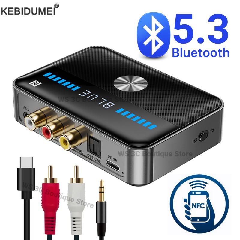 Dac Usb Coaxial Optical Bluetooth - NFC Bluetooth 5.3 Receiver Transmitter RGB
