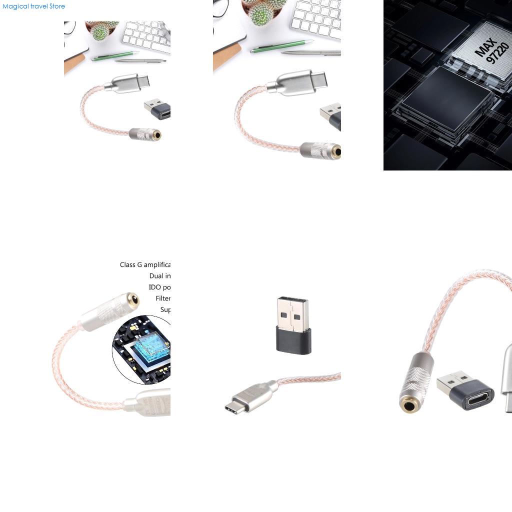 Portable Dac Dongle Usb C - N2UB USB C to 3.5mm Sound