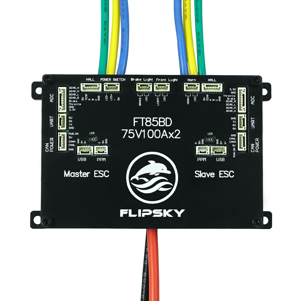 Dual Ess9038 Dac - Flipsky FT85BD100A Dual ESC 85V 100A