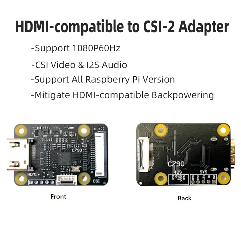 Dac I2S Hdmi Input - C790 1080P 60Hz HDMI-Compatible IN to