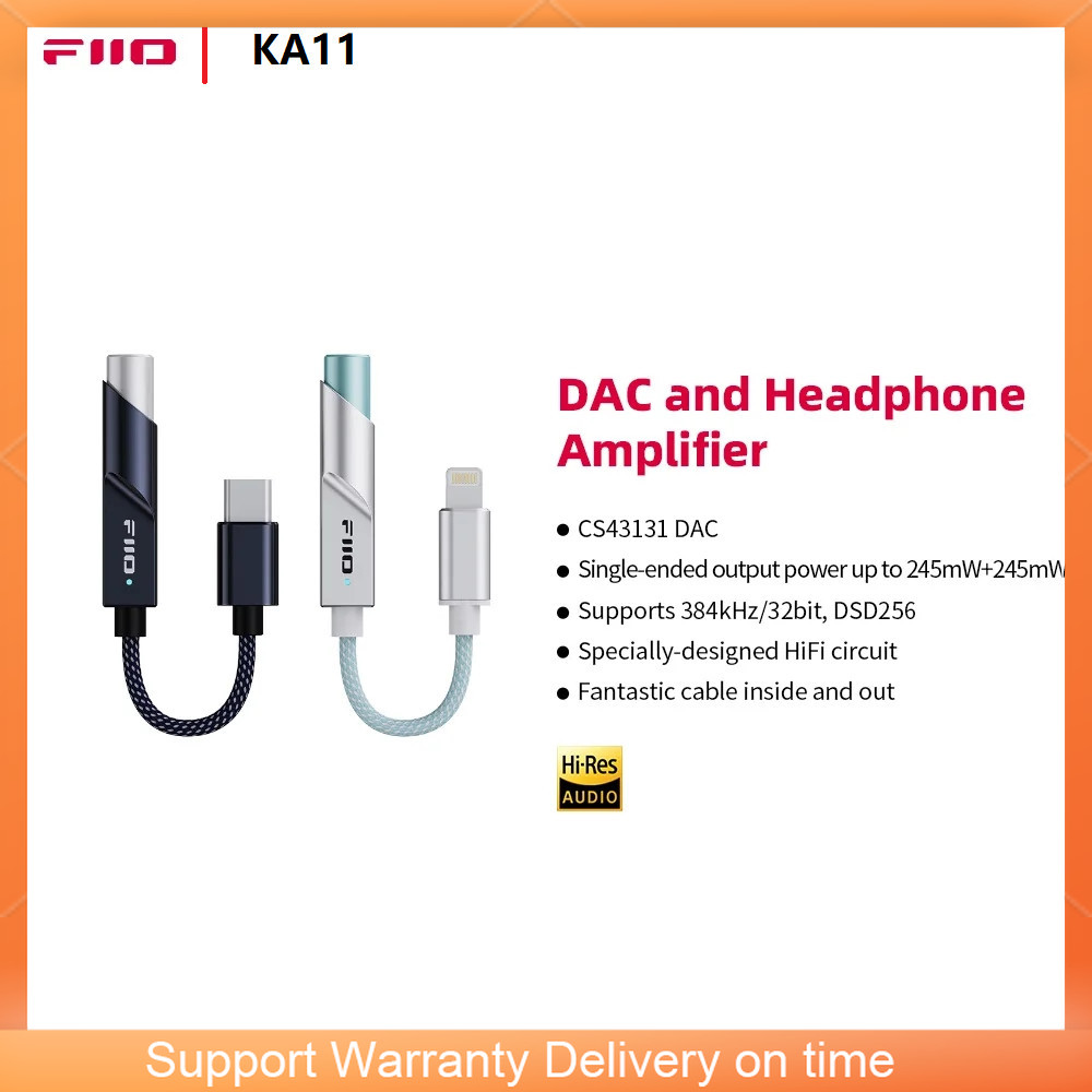 Portable Dac Dongle Usb C - FiiO JadeAudio KA11 USB DAC AMP