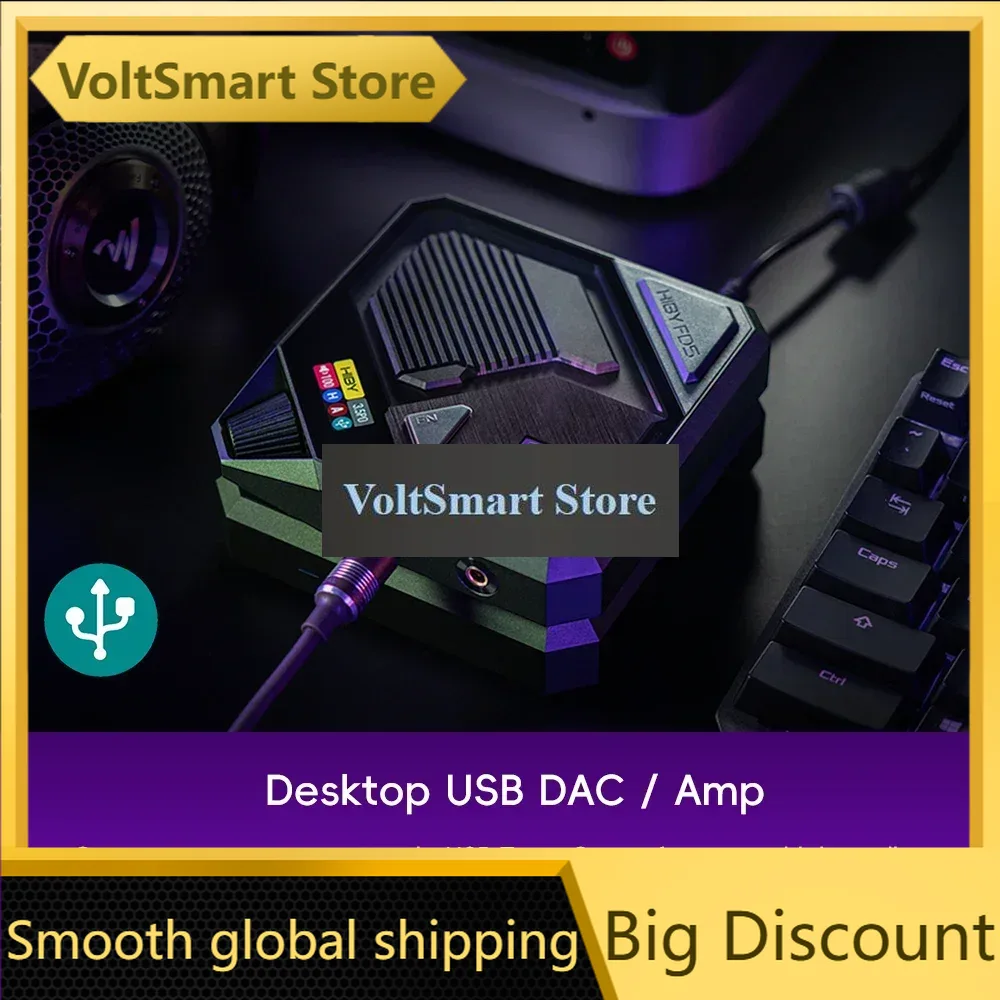 VoltSHiby Fd5 Usb Wireless Hea - Dac Akm4493 Usb Dsd512 ulasan dan harga