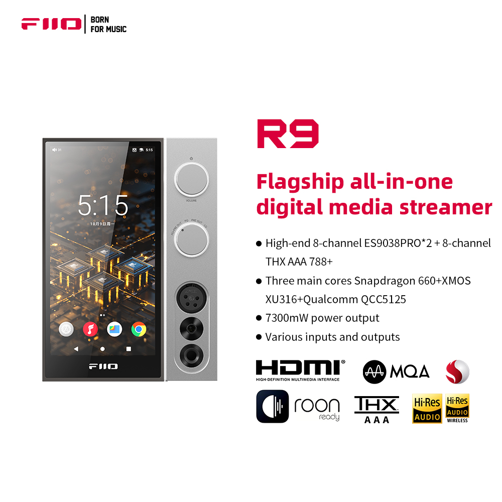 FiiO R9 Android Media streamer - Dac Streamer Network Player ulasan dan harga
