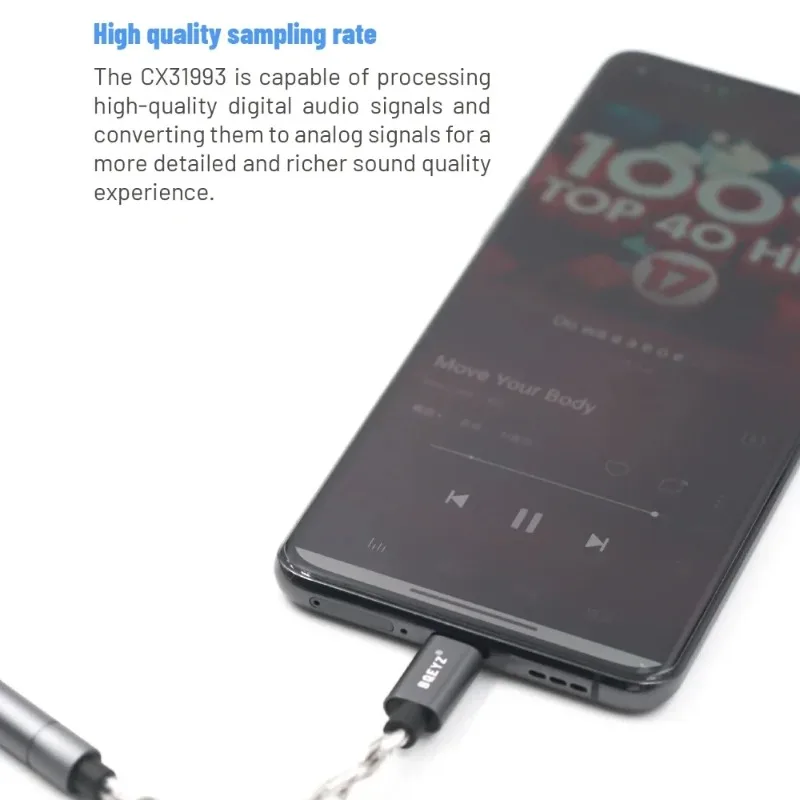 BQEYZ LIN HiFi Headphone Adapt - Portable Dac Dongle Usb C ulasan dan harga
