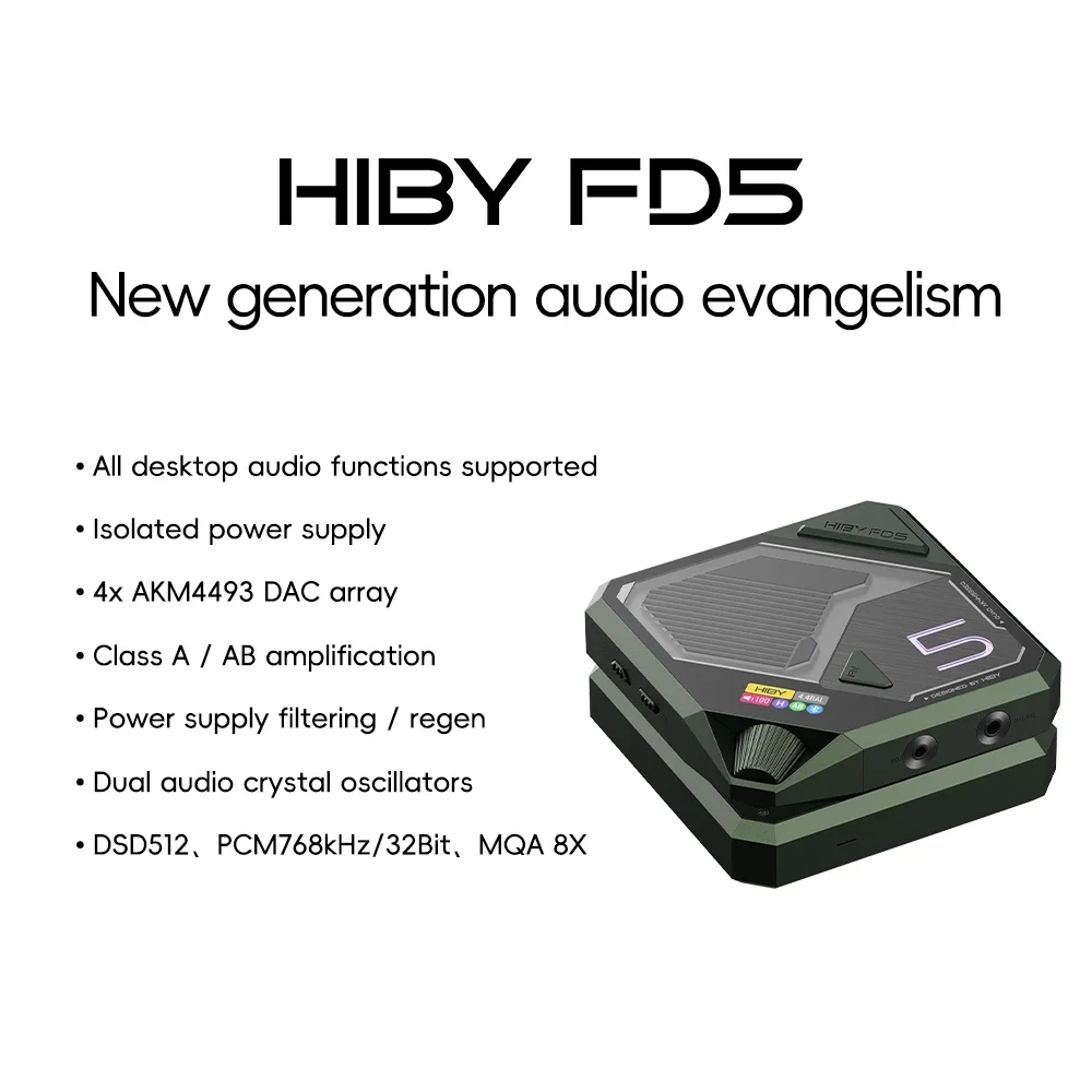 VoltSHiby Fd5 Usb Wireless Hea - Dac Akm4493 Usb Dsd512 ulasan dan harga