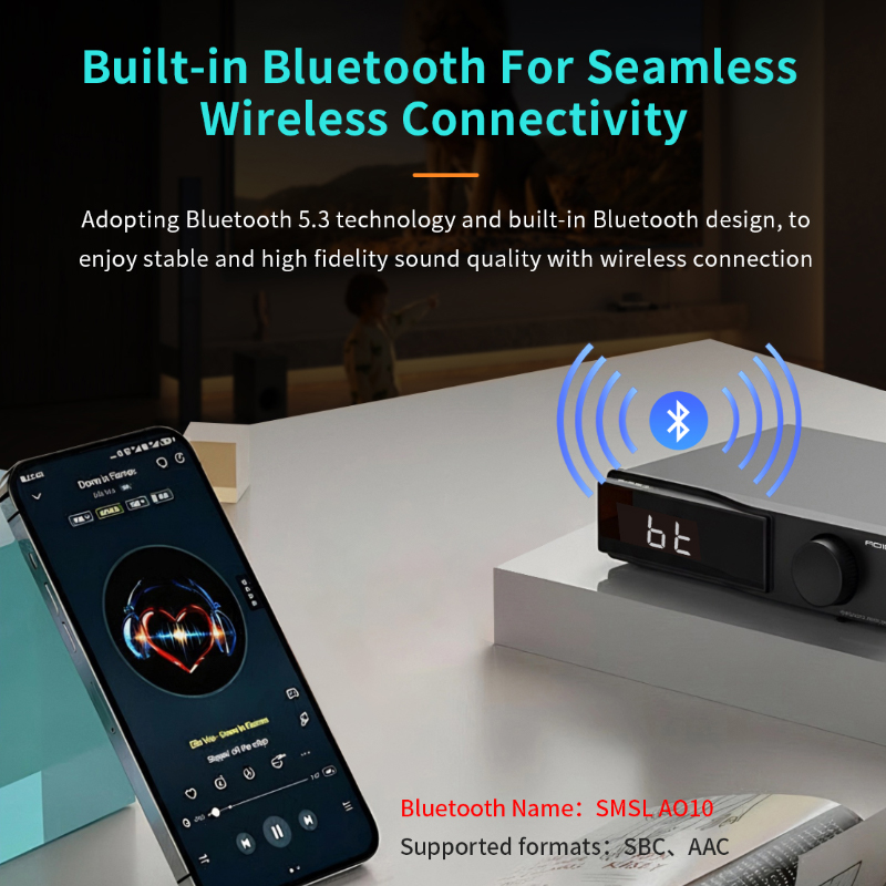 NEW SMSL AO10 Bluetooth HiFi H - Dac Usb Coaxial Optical Bluetooth ulasan dan harga