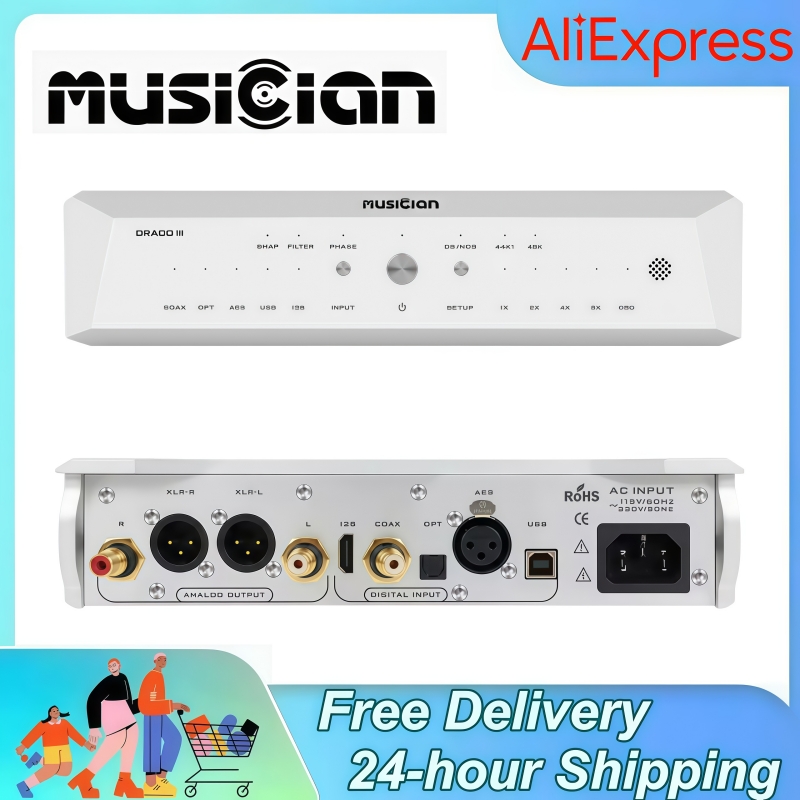 MUSICIAN Draco III R2R DAC ALT - R2R Dac Balanced Xlr ulasan dan harga