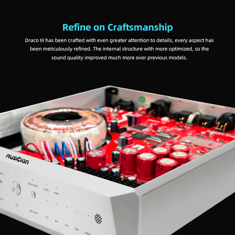 MUSICIAN Draco III R2R DAC ALT - R2R Dac Balanced Xlr ulasan dan harga
