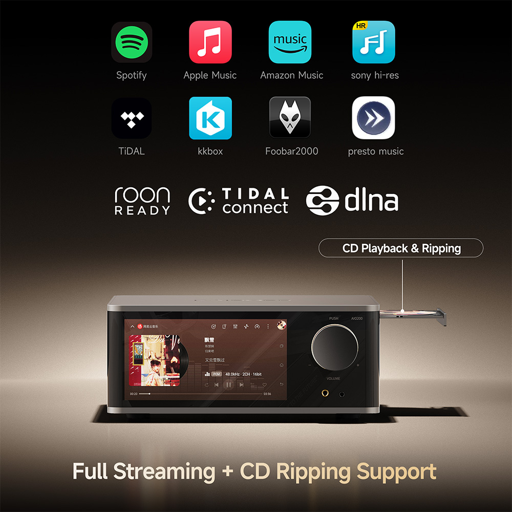 Kaiboer AIO200 All-in-One Netw - Dac Streamer Network Player ulasan dan harga