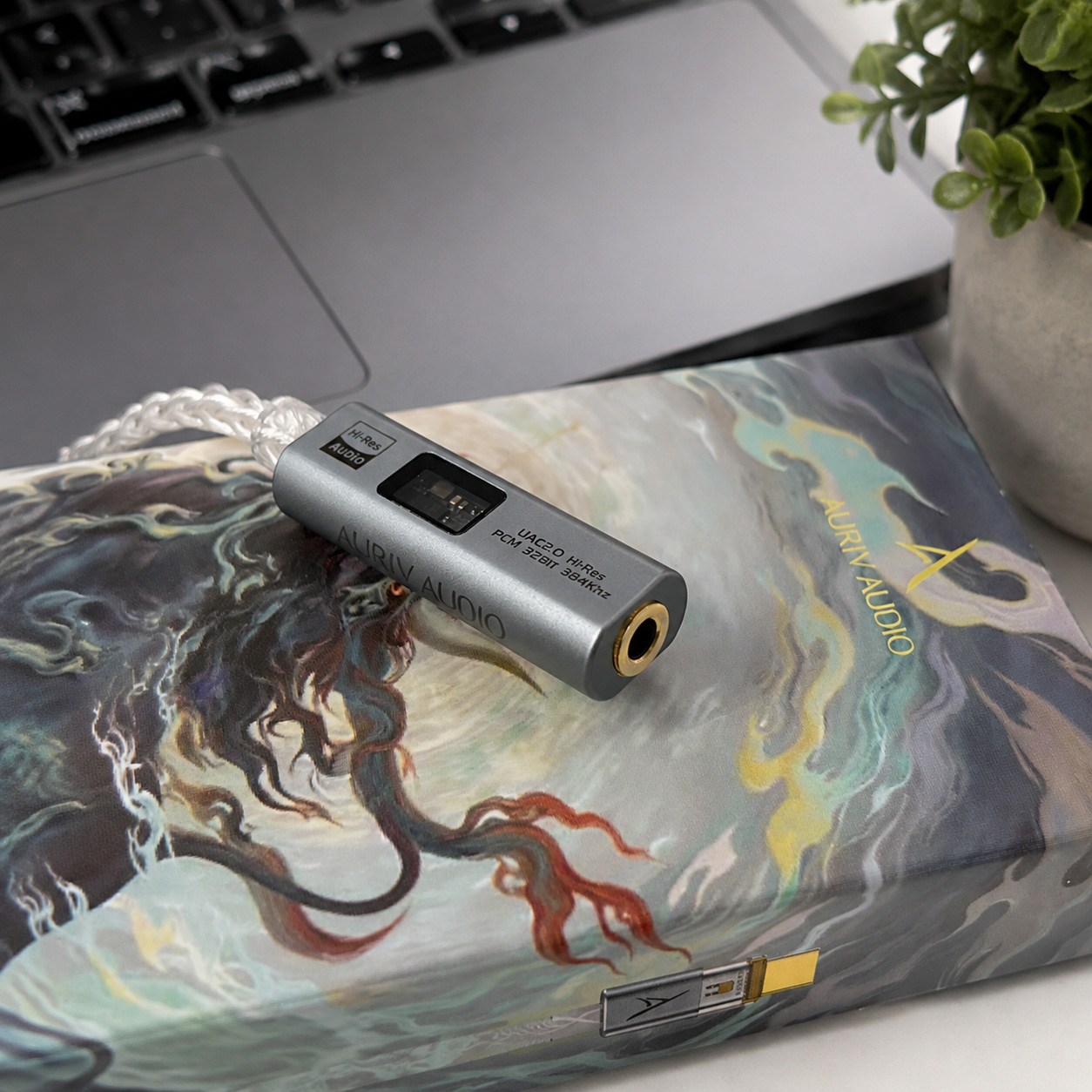 AURIV Kuilong USB‑C HiFi DAC A - Portable Dac Dongle Usb C ulasan dan harga
