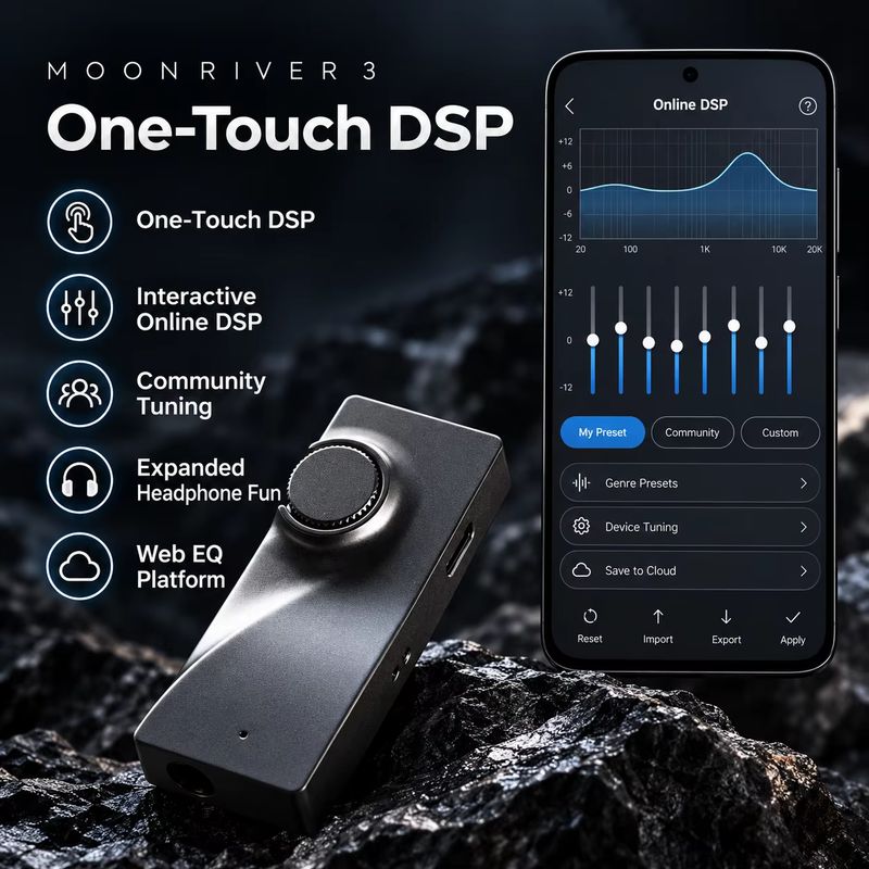 Moonriver3 Lossless Decoding D - Portable Dac Dongle Usb C ulasan dan harga