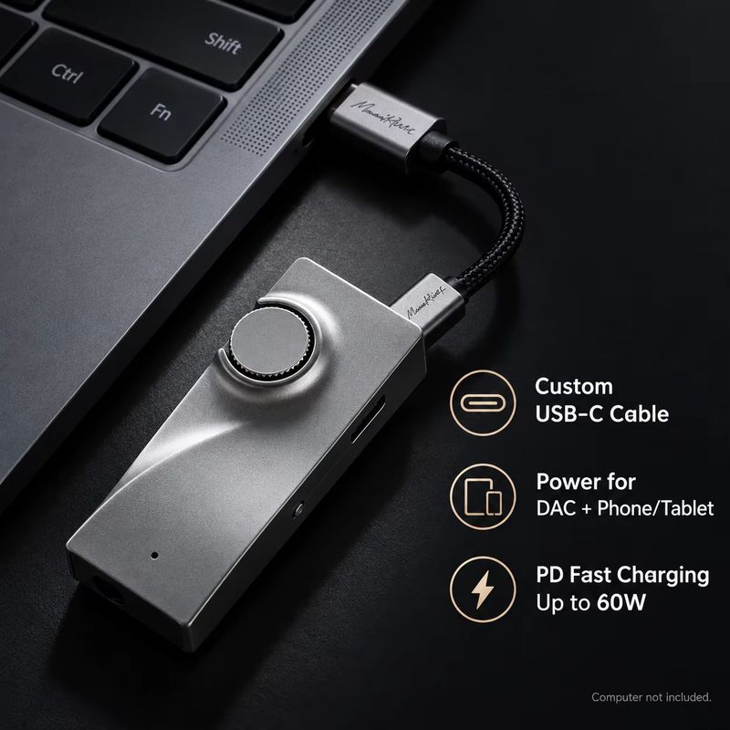 Moonriver3 Lossless Decoding D - Portable Dac Dongle Usb C ulasan dan harga