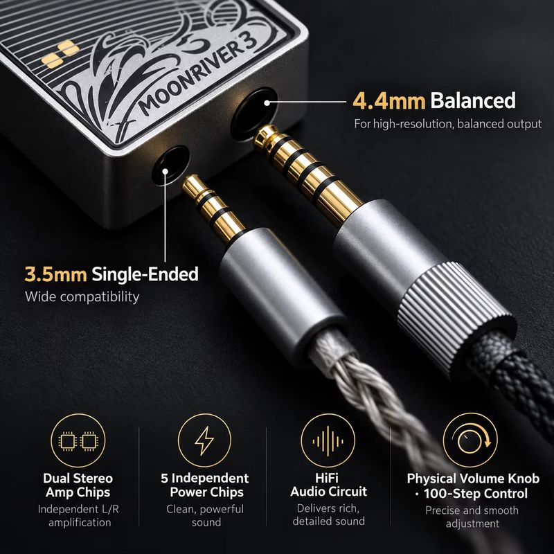 Moonriver3 Lossless Decoding D - Portable Dac Dongle Usb C ulasan dan harga