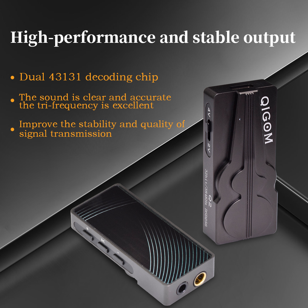 QIGOM Q2 USB C DAC Headphone A - Dac With Headphone Amp Balanced ulasan dan harga