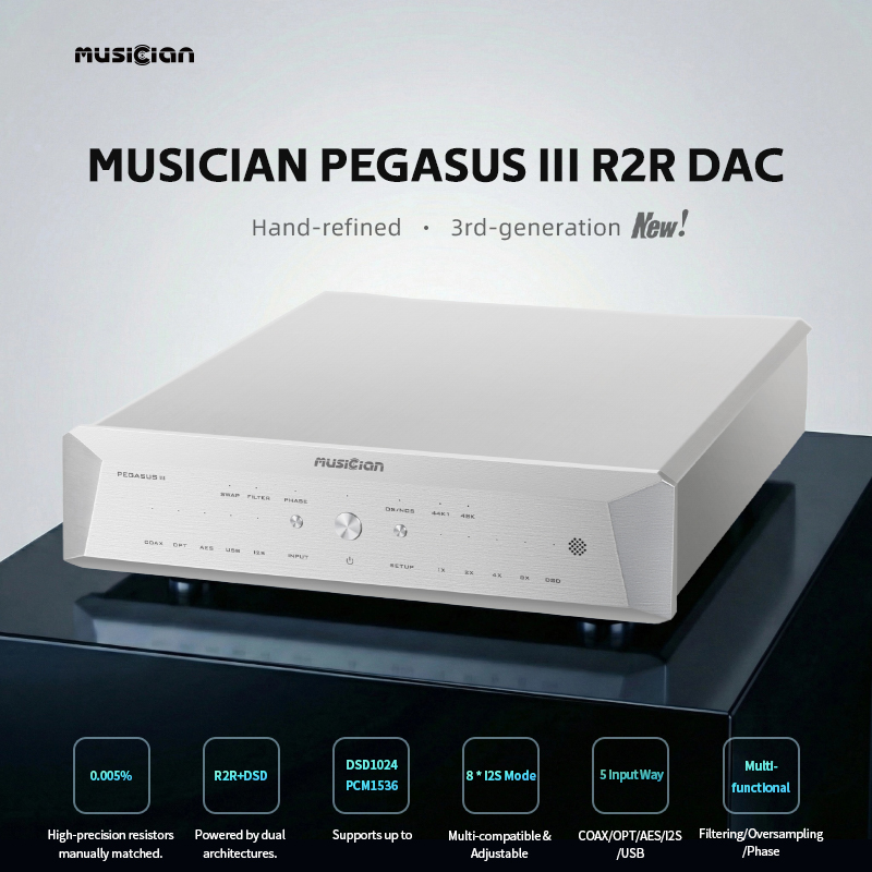 MUSICIAN PEGASUS III R2R DAC 2 - R2R Dac Balanced Xlr ulasan dan harga
