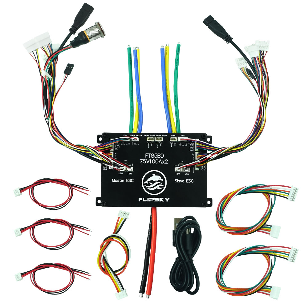 FLIPSKY FT85BD Dual ESC 84V 20 - Dual Ess9038 Dac ulasan dan harga