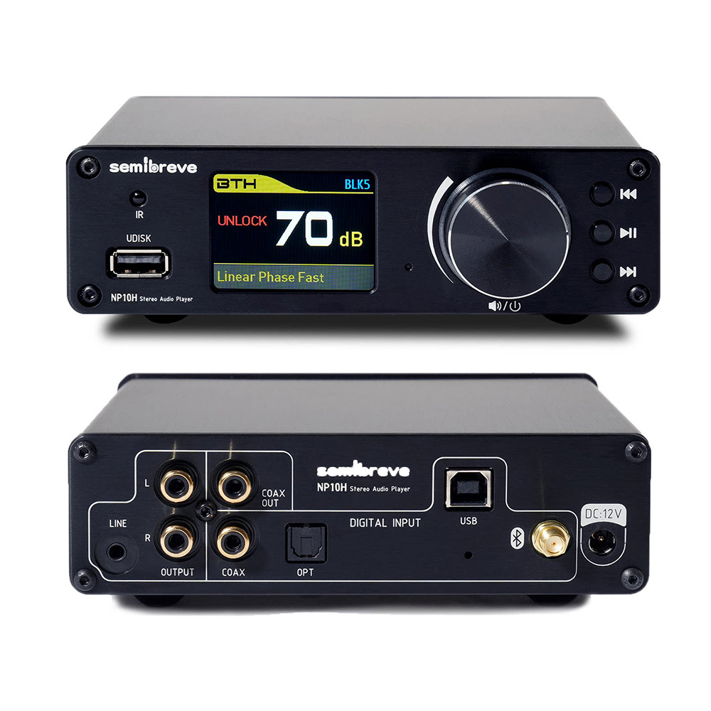 NP10H Lossless Audio Decoder D - Dac Usb Coaxial Optical Bluetooth ulasan dan harga