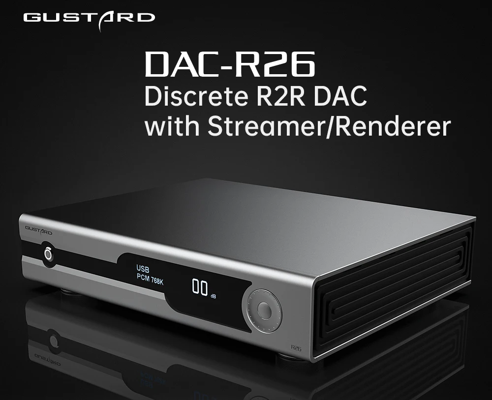 GUSTARD DAC-R26 Discrete R2R D - R2R Dac Balanced Xlr ulasan dan harga