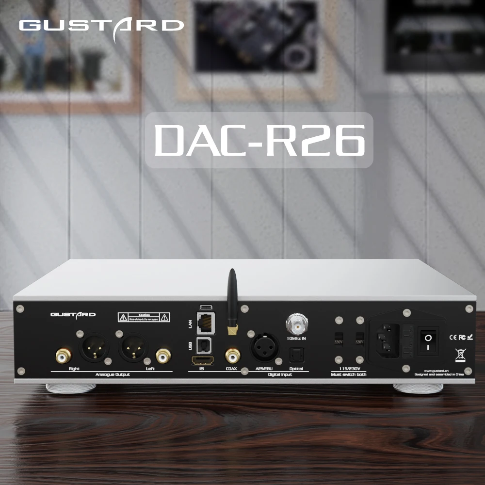 GUSTARD DAC-R26 Discrete R2R D - R2R Dac Balanced Xlr ulasan dan harga