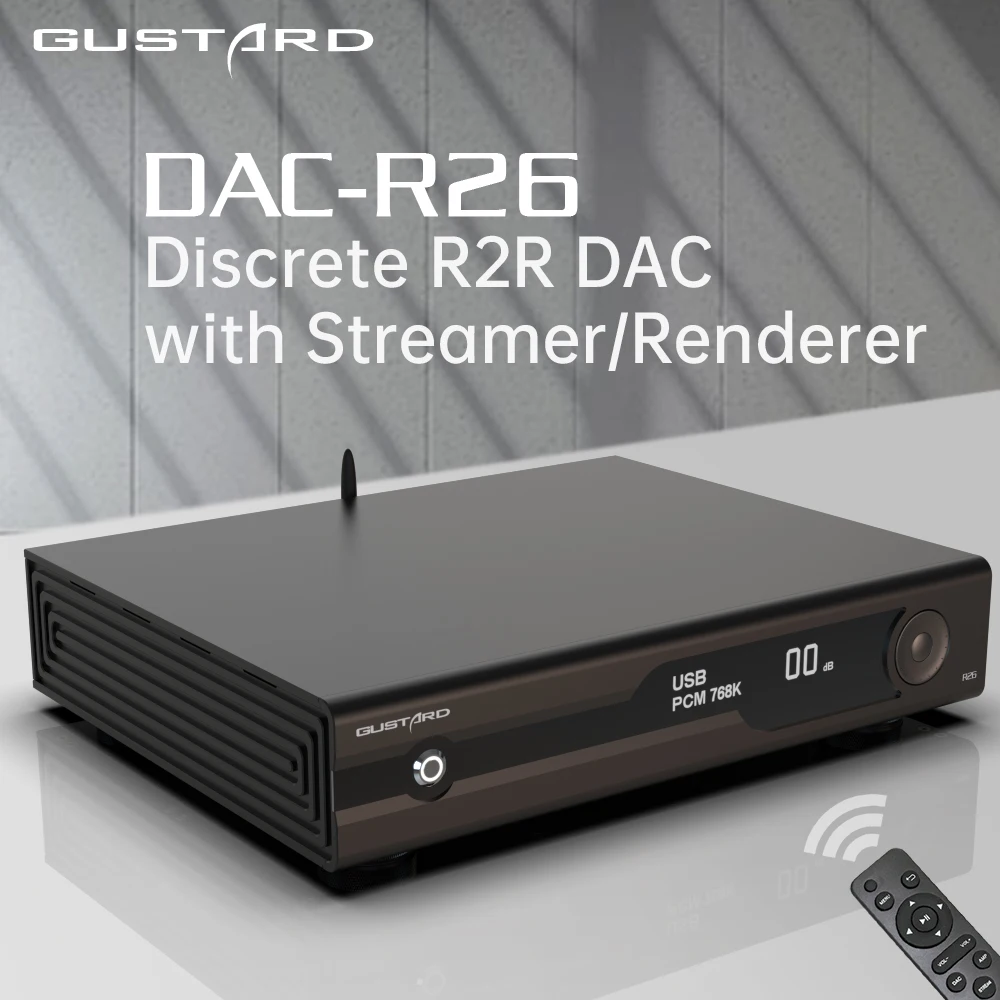 GUSTARD DAC-R26 Discrete R2R D - R2R Dac Balanced Xlr ulasan dan harga