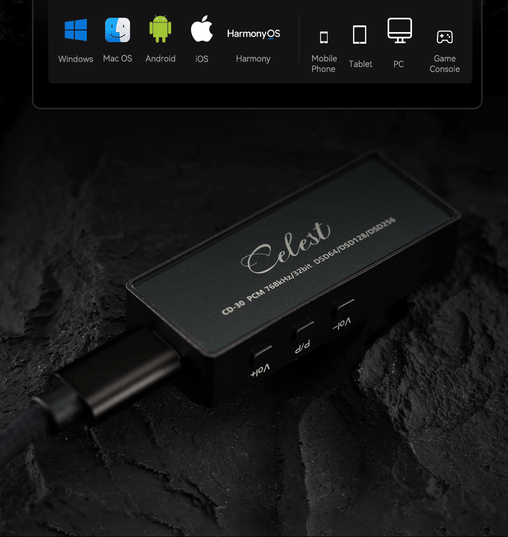 Kinera Celest CD-30 Portable D - Dac With Headphone Amp Balanced ulasan dan harga