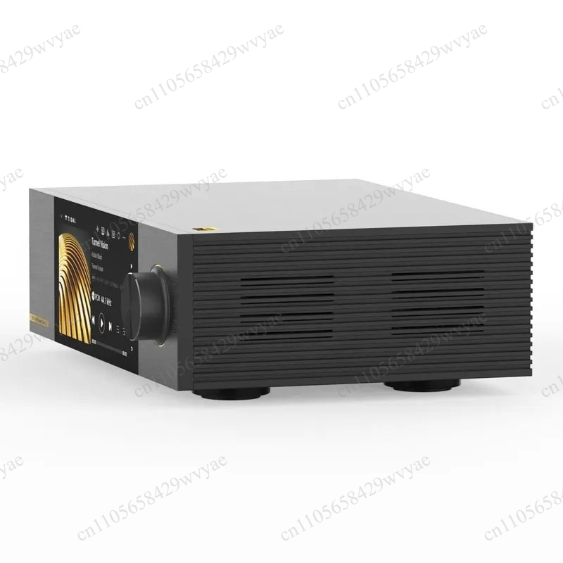 Black Desktop Hi‑Fi Network Mu - Dac Streamer Network Player ulasan dan harga