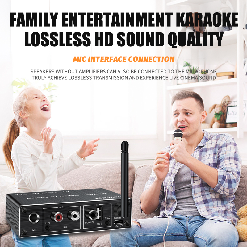 Bluetooth 5.4 Audio Receiver D - Dac Usb Coaxial Optical Bluetooth ulasan dan harga