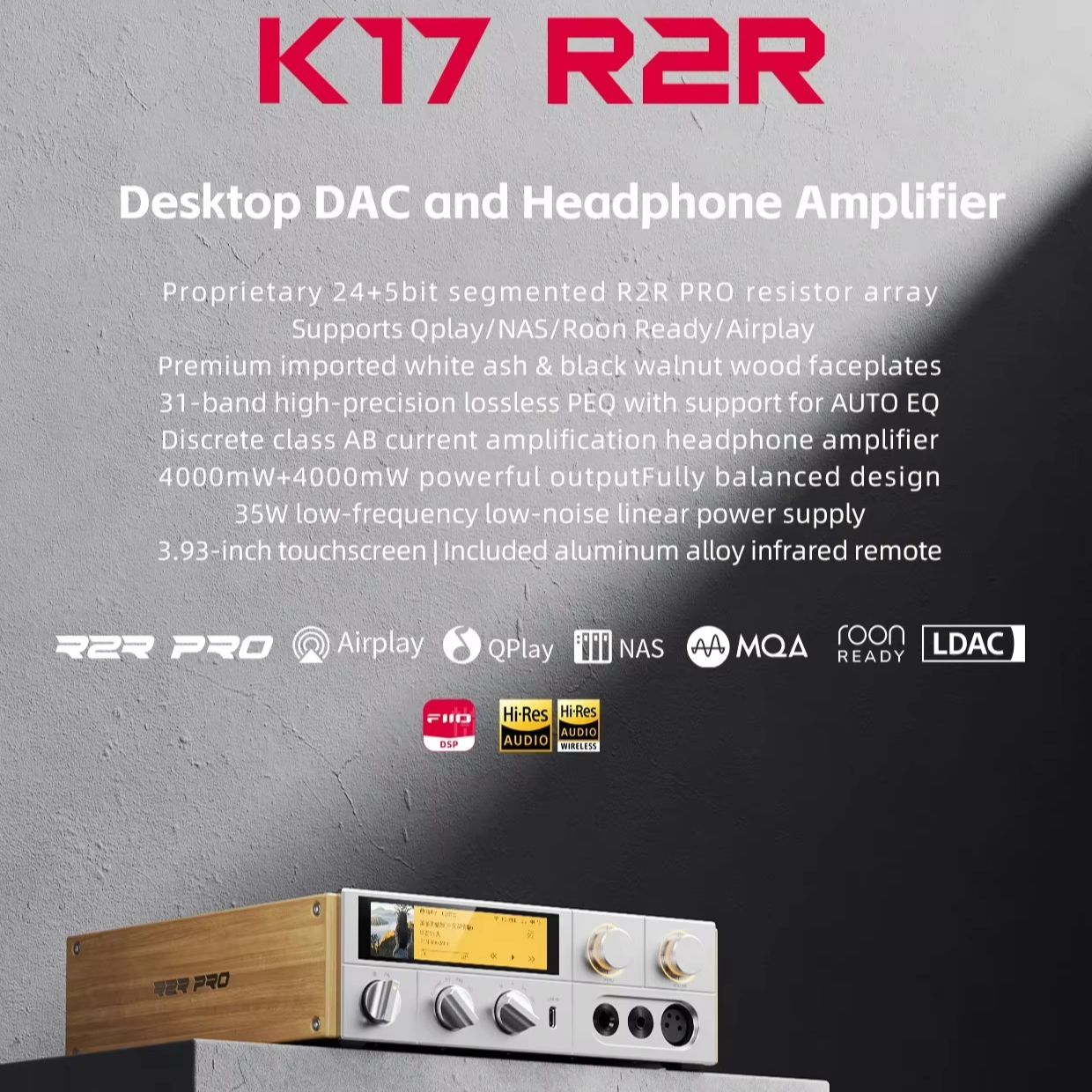 FIIO K17 R2R Desktop AMP Headp - R2R Dac Balanced Xlr ulasan dan harga