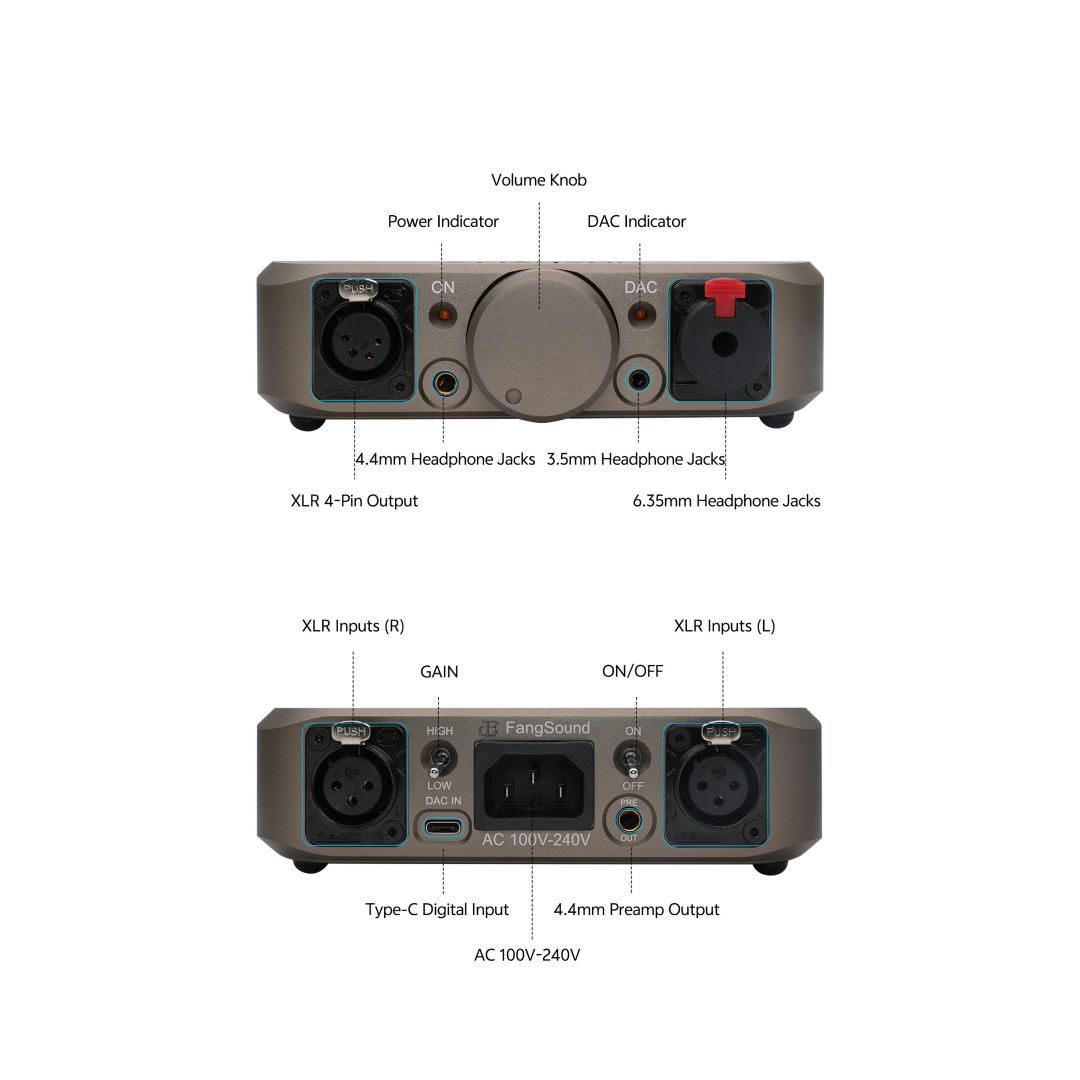 FangSound Silenos Integrated D - Dac With Headphone Amp Balanced ulasan dan harga