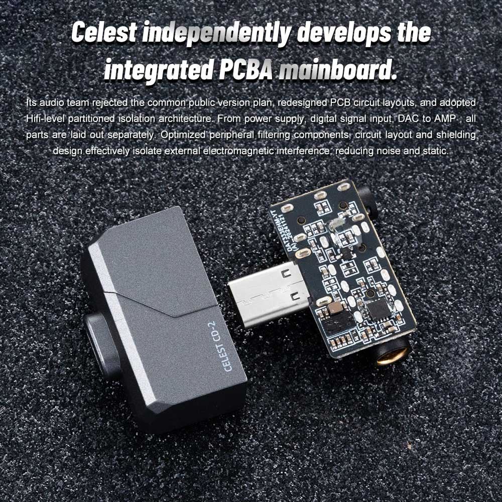 New Celest CD-2 Portable Audio - Dac With Headphone Amp Balanced ulasan dan harga