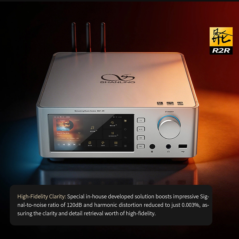 SHANLING SM1.3R Hi-Fi streamer - R2R Dac Balanced Xlr ulasan dan harga