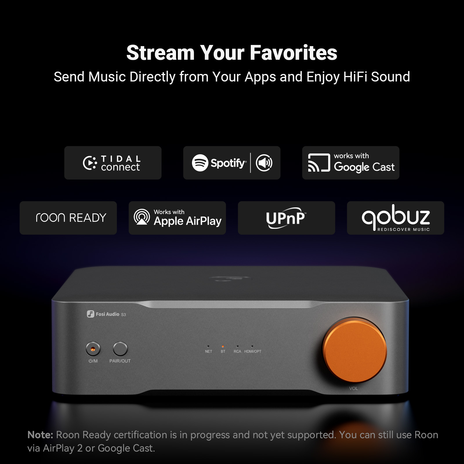 Fosi Audio S3 HiFi Music Strea - Dac Streamer Network Player ulasan dan harga