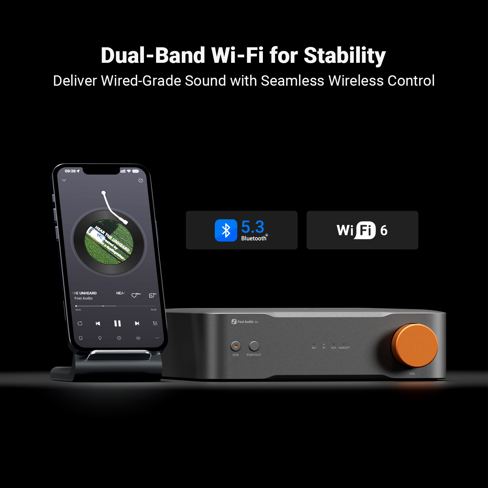 Fosi Audio S3 HiFi Music Strea - Dac Streamer Network Player ulasan dan harga