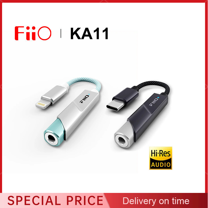 FiiO JadeAudio KA11 USB DAC AM - Portable Dac Dongle Usb C ulasan dan harga