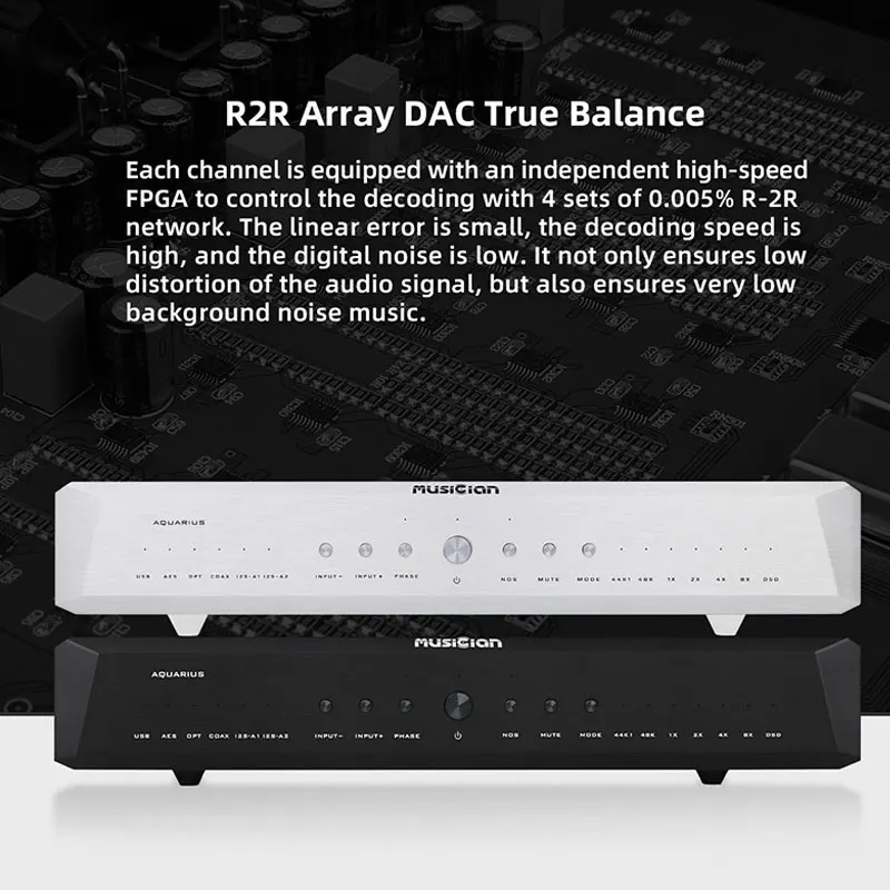 MUSICIAN Aquarius R2R Array DA - R2R Dac Balanced Xlr ulasan dan harga