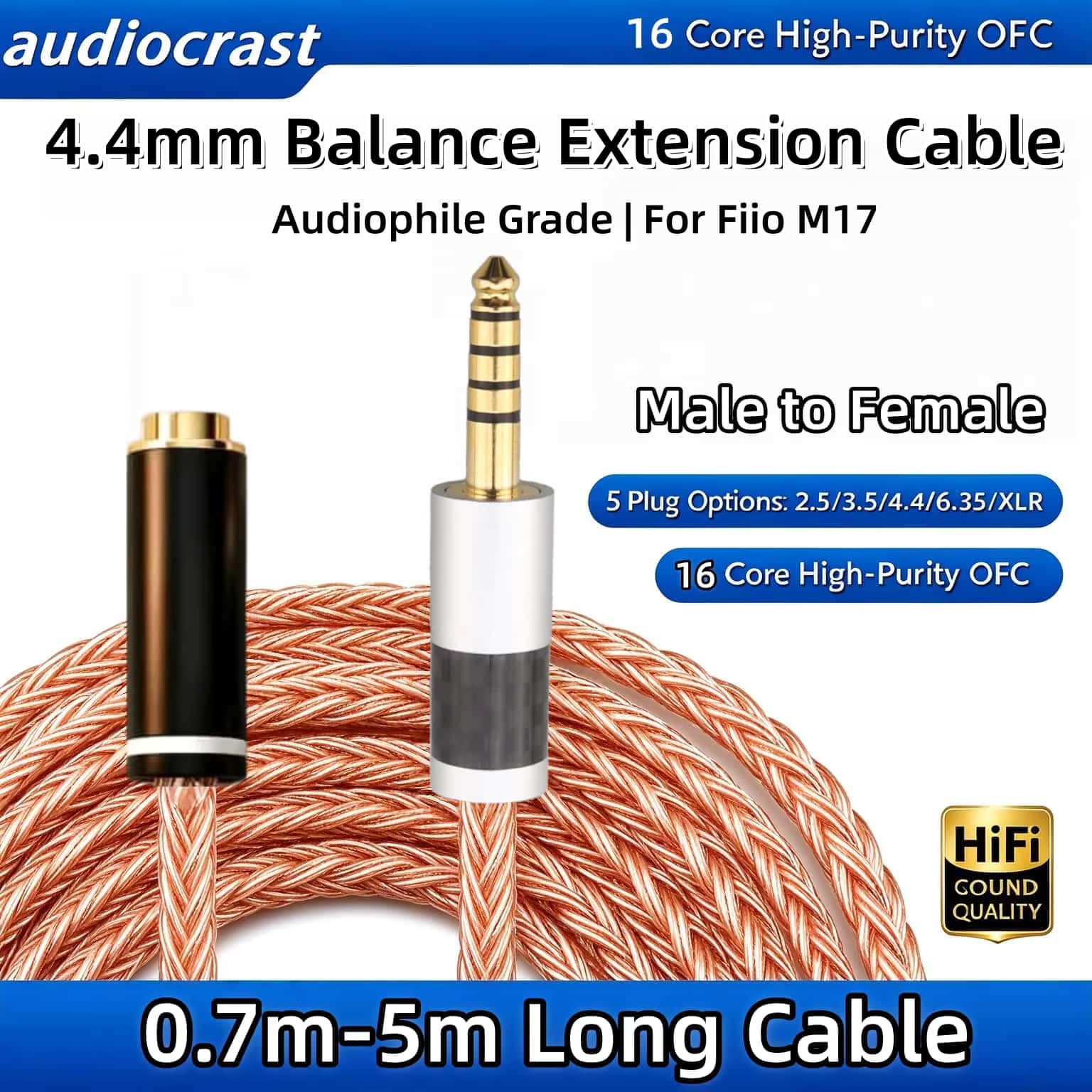 4.4mm Extension Cable Balanced - Dac With Headphone Amp Balanced ulasan dan harga